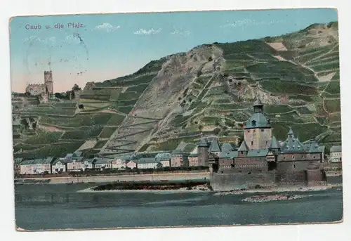 Caub u. dje Pfalz. jahr 1912