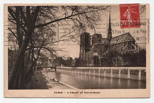 Paris L Abside de Notre - Dame