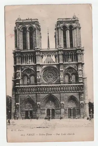 Paris - Notre Dame - Our Lady church.