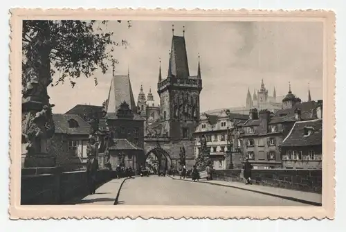 Prague: The Bridge-Towers of Mala Strana (Little Side).
