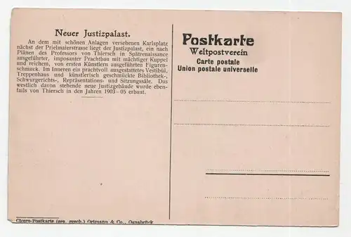 München. Neuer Justizpalast.