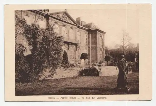 Paris - Musee Rodin - 77. Rue de Varenne.