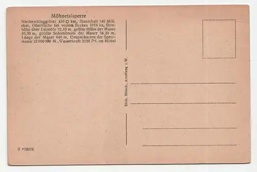 Möhnetalsperre Sperrmauer