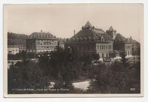 La Chaux-de-Fonds - Hotel des Postes et Minerva.