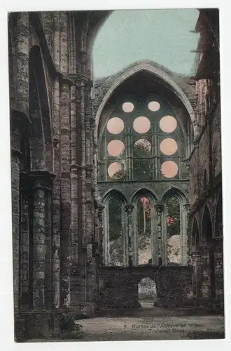 Ruines de L Abbaye de Villers. Transept Nord.