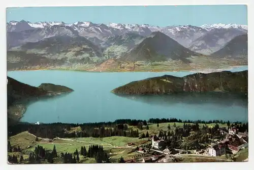 Rigi Kulm. Blick auf Vierwaldstättersee und die Alpen.