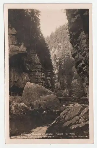 Edmundsklamm, Festung. Böhm. Schweiz.