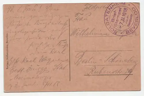 Beverloo. Park-Ansicht. //Feldpost