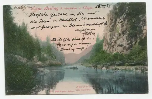 Hans Keiling b. Karlsbad u Elbogen.  Künstlerkarte. jahr 1902