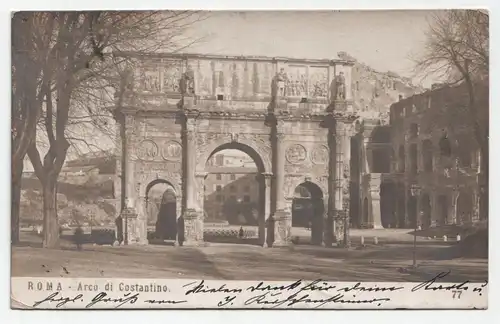 Roma - Arco di Costantino. jahr 1904