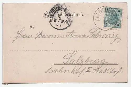 Kremsmünster. jahr 1901
