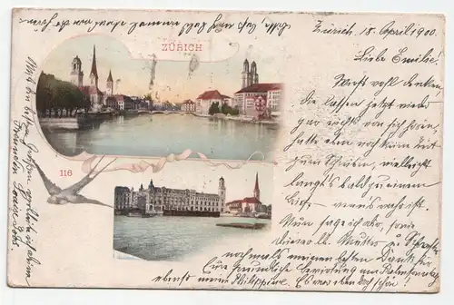 Zürich. jahr 1900