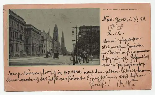 Bowling Green, New York. year 1899
