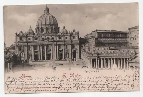 Roma. S. Pietro. jahr 1899