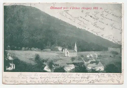 Climont pres d Urbeis (Vosges) 965 m. jahr 1901
