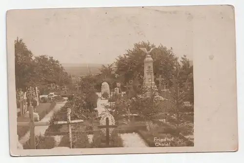 Friedhof Chatel. jahr 1917 // Feldpost