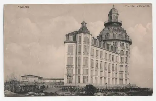 Namur. Hotel de la Citadelle. jahr 1914 // Feldpost