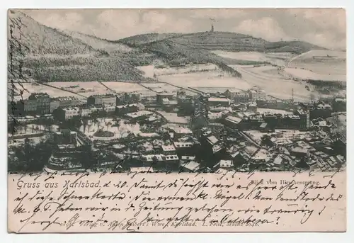 Gruss aus Karlsbad. jahr 1903
