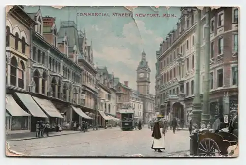 Commercial Street, Newport, Mon. jahr 1908