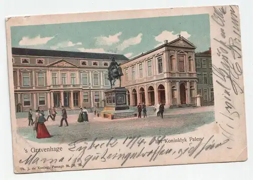 Gravenhage het Koninklyk Paleis. jahr 1904