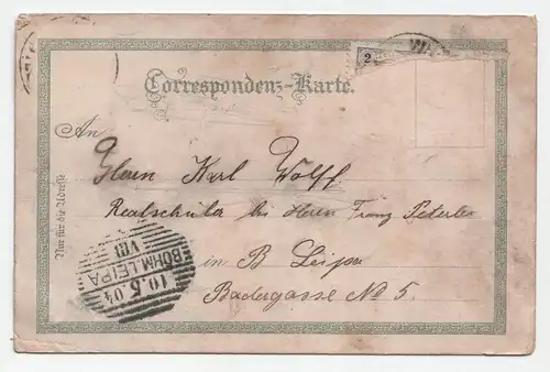 Karlsbad. Mühlbrunn Mlonnade. jahr 1904