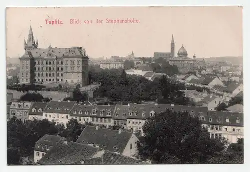 Teplitz. Blick von der Stephanshöhe.