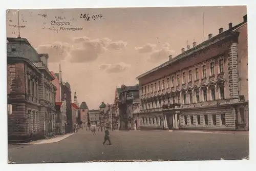 Troppau. Herrengasse. jahr 1914