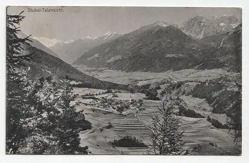 Stubai - Talansicht. jahr 1913
