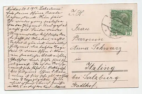 Stubai - Talansicht. jahr 1913