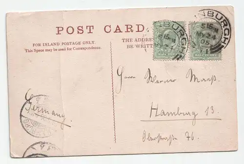 Edinburgh from Calton Hill. jahr 1905