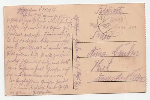 Reims. Porte Mars. jahr 1917 // Feldpost