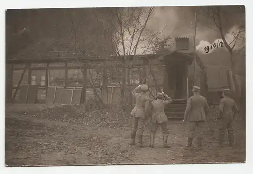 Erster Weltkrieg, alte Postkarte, jahr 1916 // Feldpost