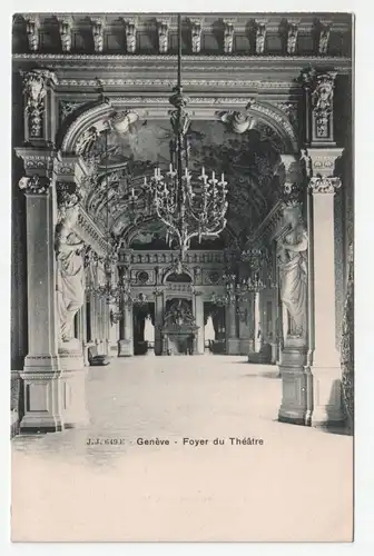 Geneve. Foyer du Theatre.