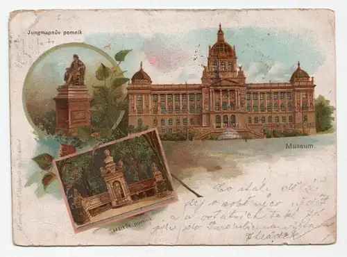 Jungmannuv pomnik. Museum. Halkuv pomnik.