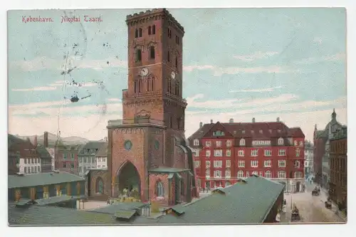 Kobenhavn. Nicolai Taarn. jahr 1907