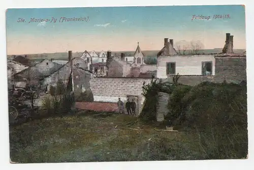 Ste. Marie-a-Py (Frankreich). Feldzug 1914/15. jahr 1916 // Feldpost