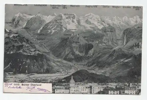 Berner Oberland. jahr 1908