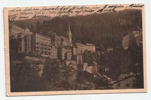 Badgastein (1046 m) - Partie. jahr 1913
