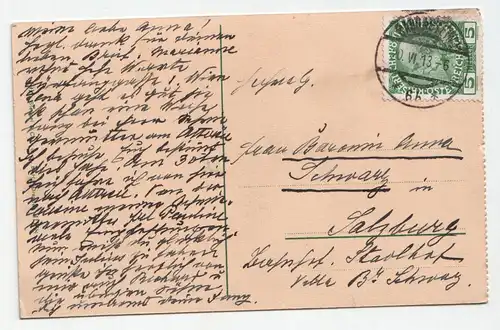 Badgastein (1046 m) - Partie. jahr 1913