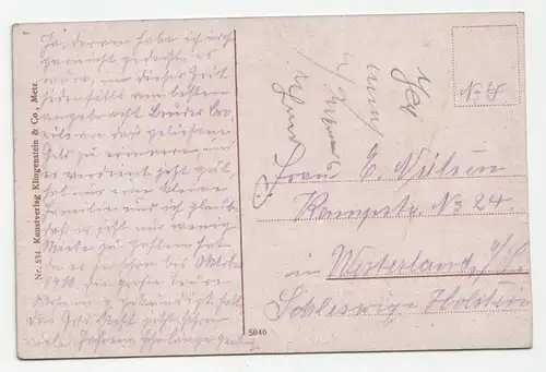 Metz. Blick auf die Mittelbrücke.