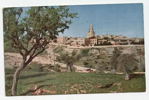 Zionsberg. Mount Zion. - Mont Sion. Missionshaus  Jerusalem . jahr 1916