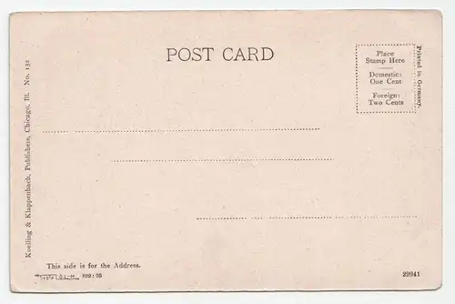 Greetings from Chicago. Chicago National Bank.