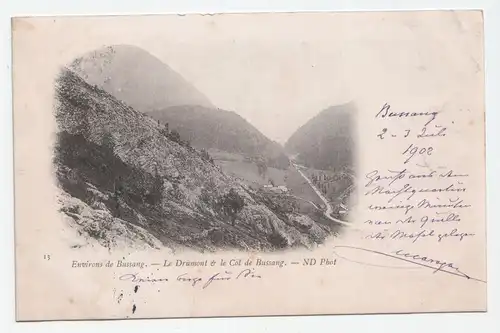 Environs de Bussang. - Le Drumont et le Col de Bussang. jahr 1902