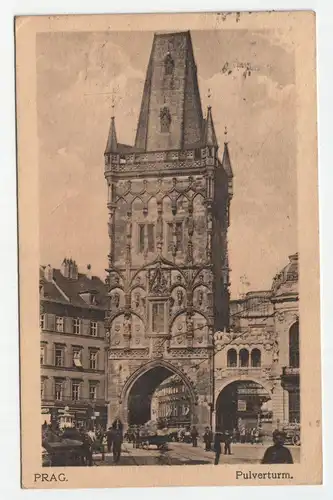 Prag. Pulverturm. jahr 1913