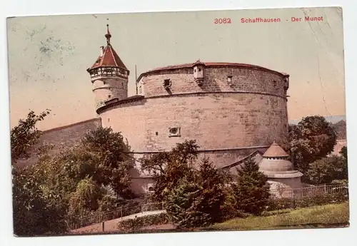 Schaffhausen - Der Munot. jahr 1908