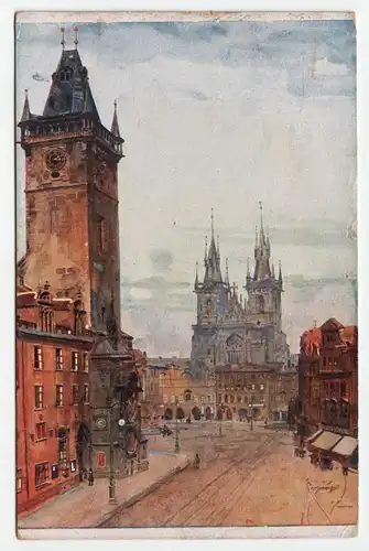 Praha. - Prague. Old Townhall.