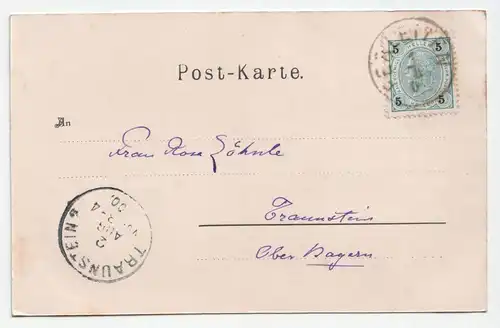 Ferleiten. Käferthal. jahr 1900