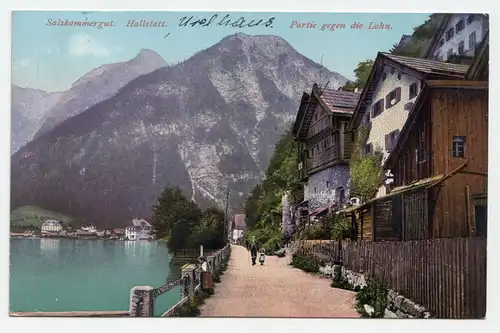 Salzkammergut. Hallstatt. Partie gegen die Lahn.