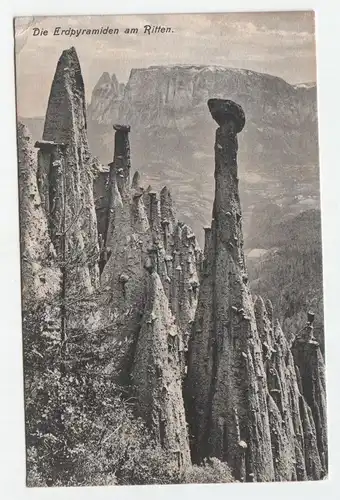 Die Erdpyramiden am Ritten. 1911