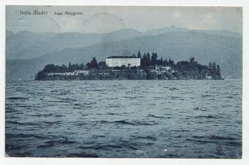 Isola Madre - Lago Maggiore. jahr 1910
